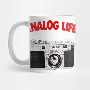 Analog Life / Camera Geek Gift Design Mug